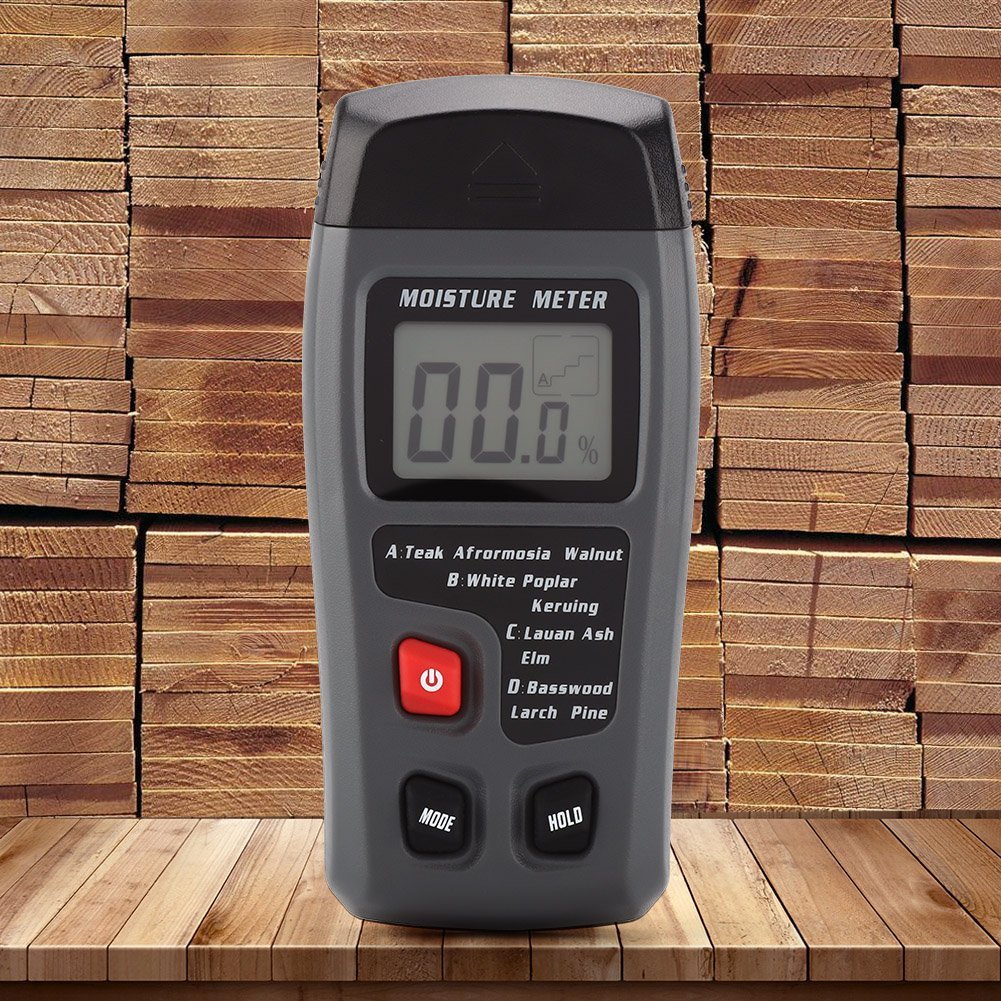 Testeur Dhumidité ZOTO Wood lhumidité Mètre Avec écran LCD HD Pour les humide Mètre numérique lhumidité testeur de détecteur de fuite deau bois/bois de chauffage/carton/papier 